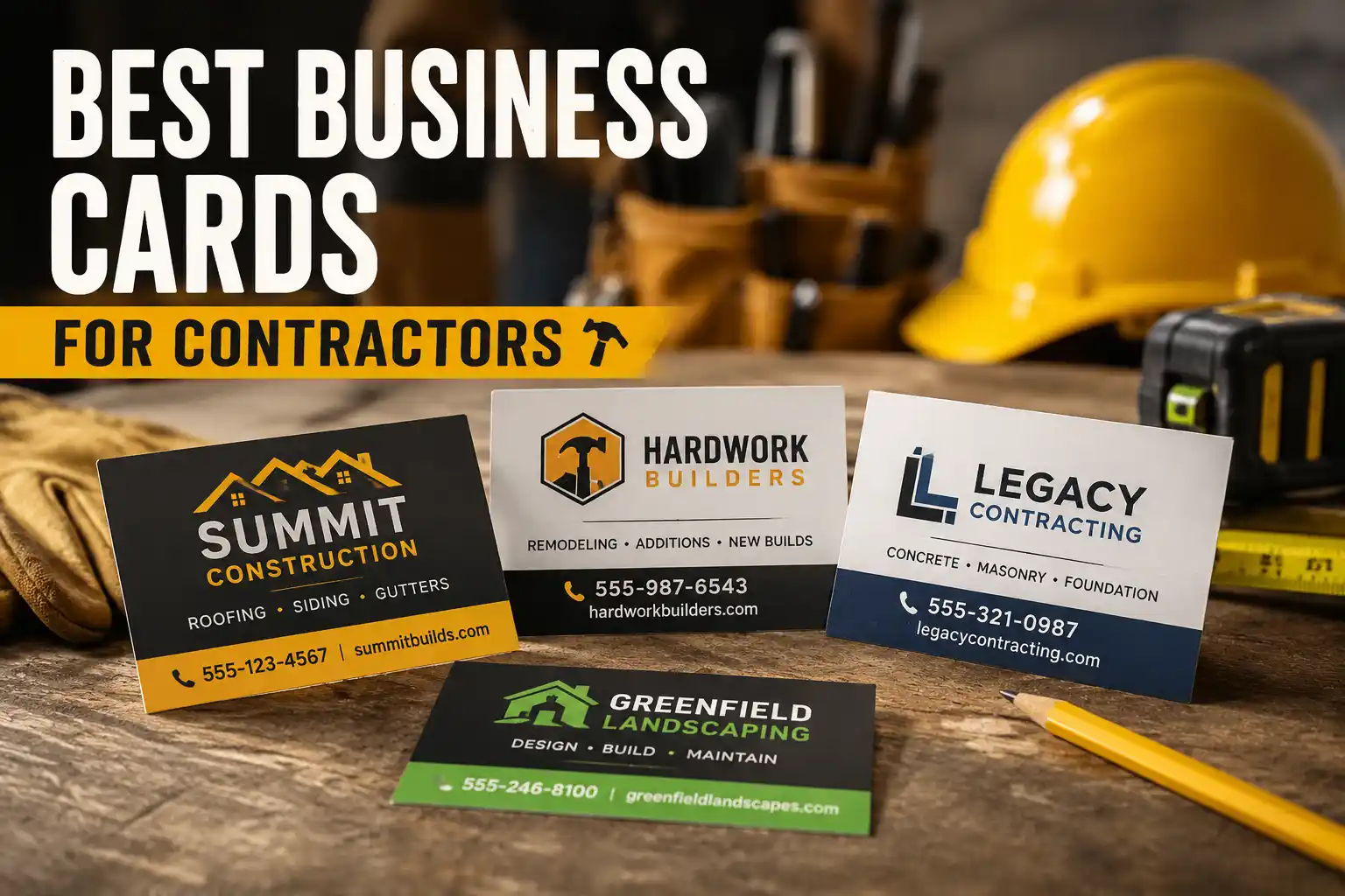 Best Business Cards For Contractors